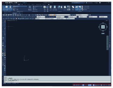 AutoCAD グリッド線を非表示にする